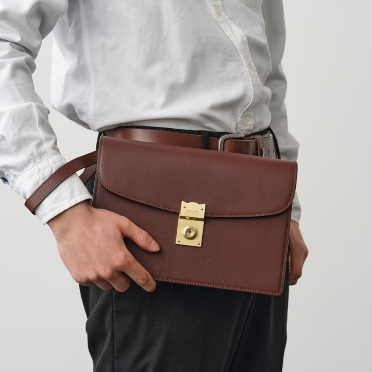 SOMÈS SADDLE ソメスサドル エグゼクティブ クラッチバッグ セカンド