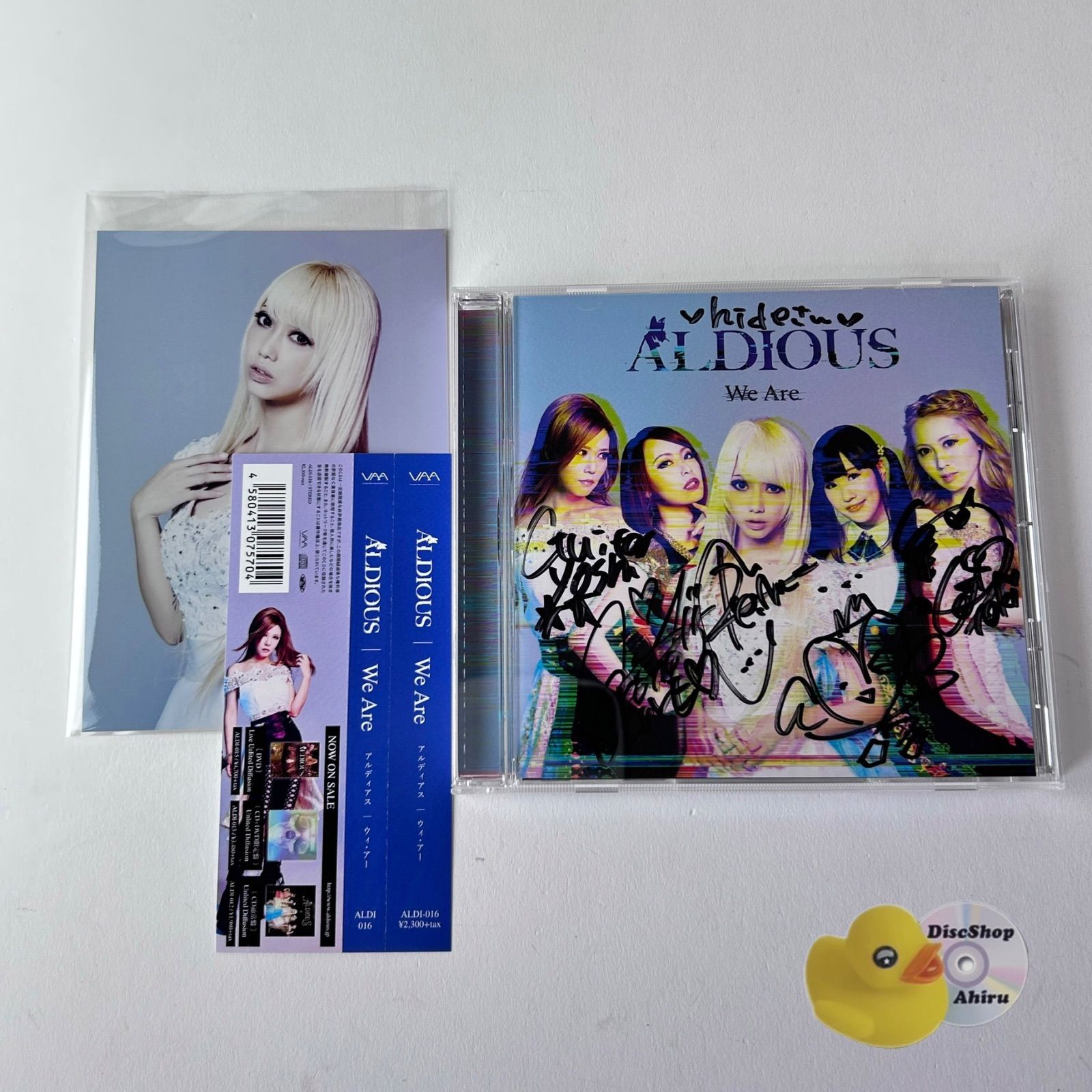 直筆サイン入り] ALDIOUS（アルディアス）We Are（帯付き）(生写真付き
