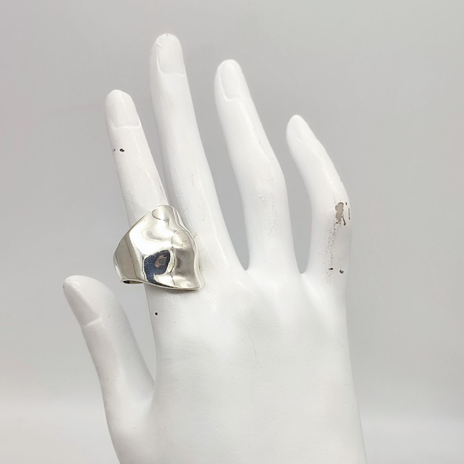 美品】メキシカンジュエリー MEXICO シルバーリング メキシコ製 SILVER 