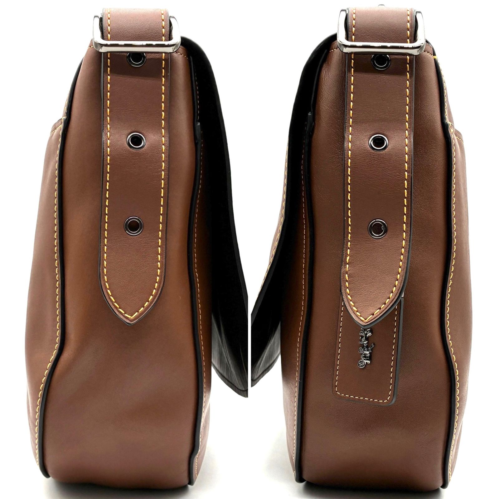 極美品 COACH コーチ サドルバッグ38 メッセンジャーバッグ 20115