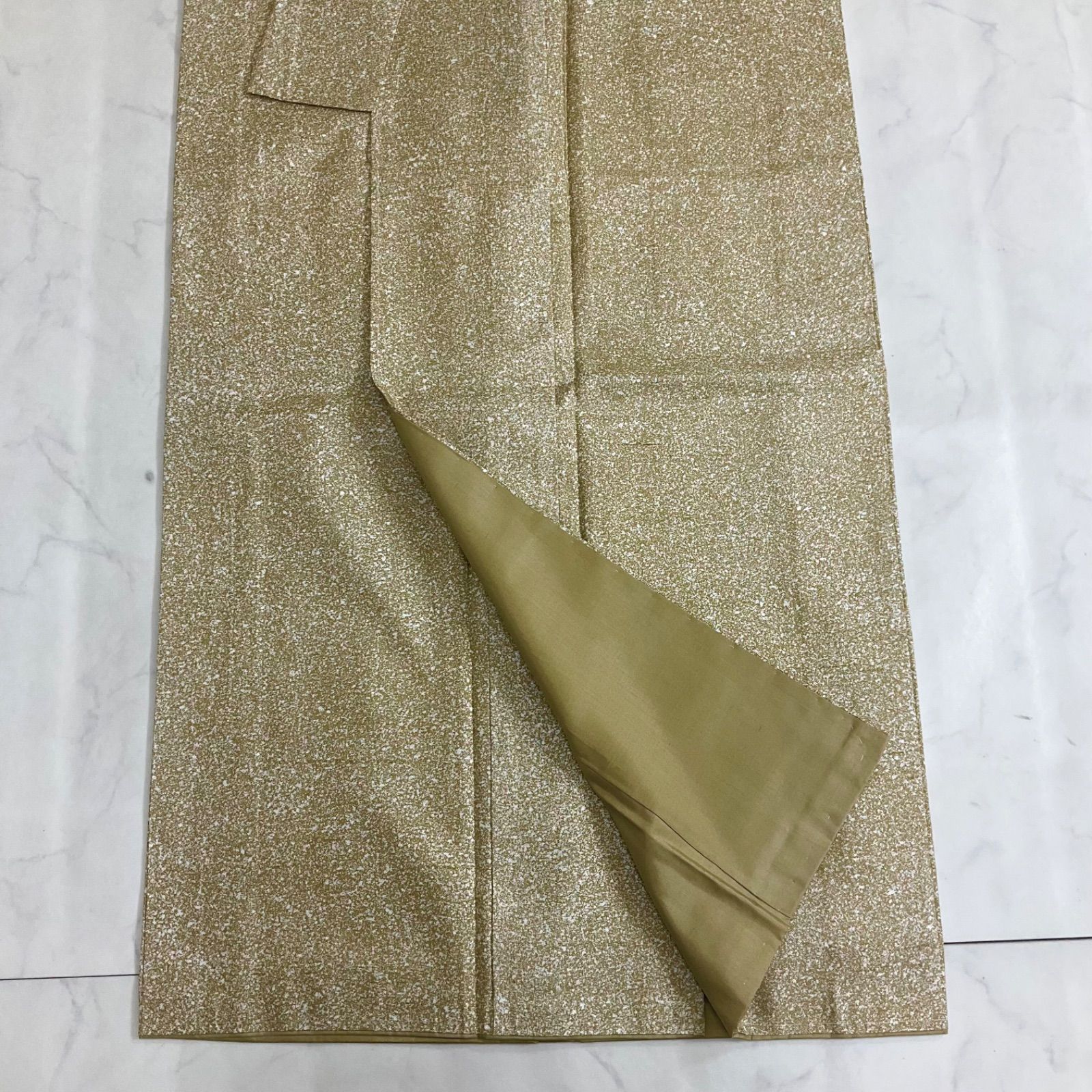 ◇kimono+one◇kimonoarisa◇未使用同然◇白山紬◇正絹◇袷◇広 ◇kimono+one◇kimonoarisa◇未使用同然◇白山紬◇正絹◇袷◇広