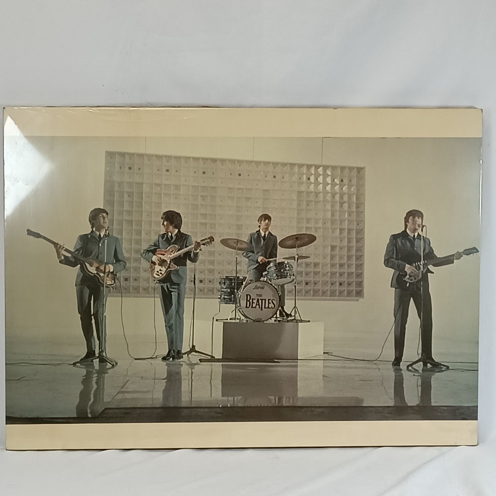 ビートルズ The Beatles ヴィンテージ 木製パネル 当時物 レトロ