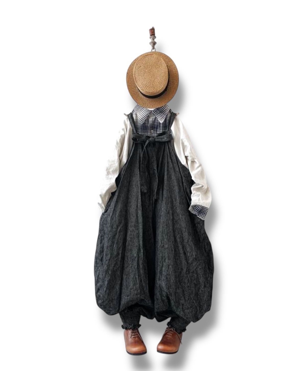 MARCHE' DE SOEUR】美品 ピエロパンツ・サロペット - メルカリ