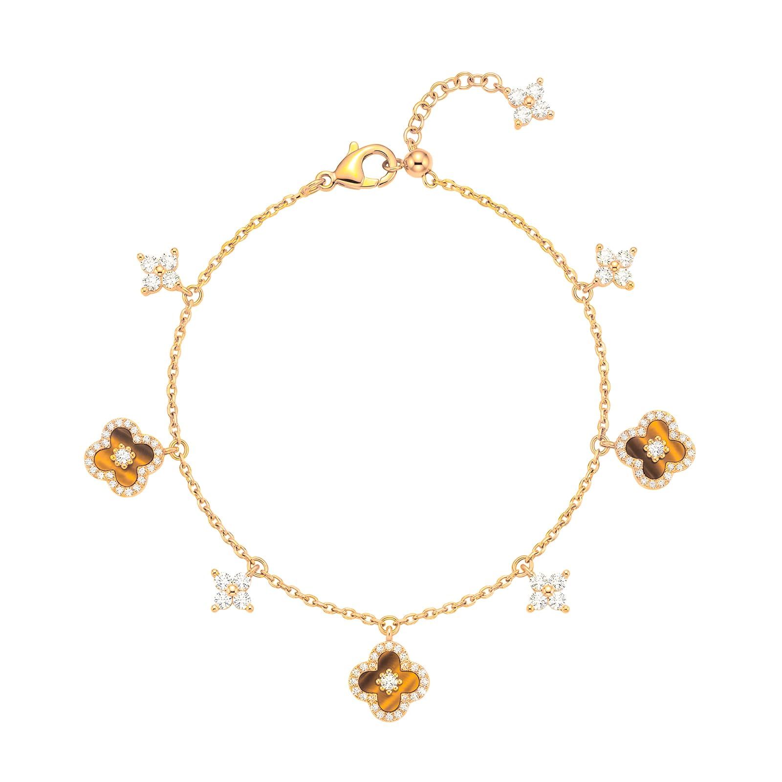 レディース ブレスレット レディース 桜 アクセサリー 「咲夜」 18K 