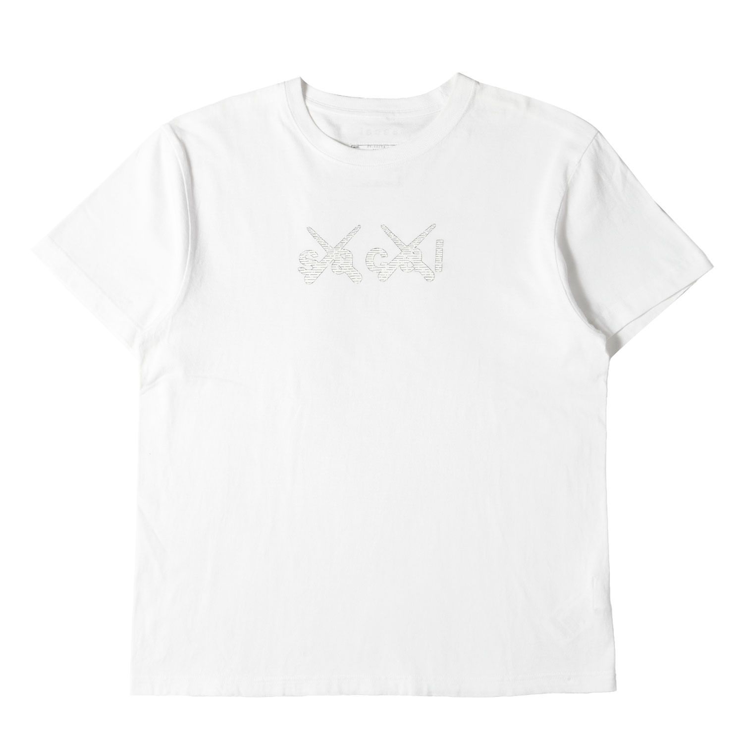 美品】Sacai サカイ Tシャツ ホワイト 白 サイズ:2 | 21SS KAWS TOKYO