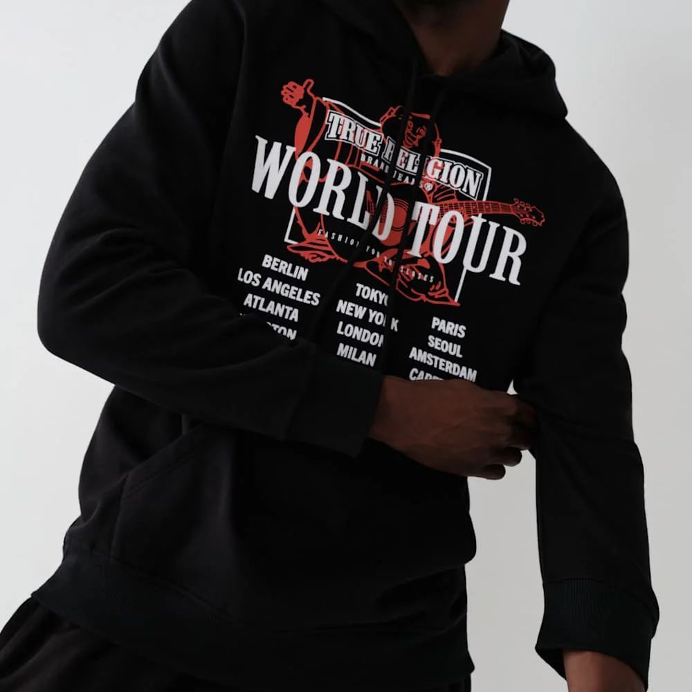 True Religion トゥルーレリジョン World Tour Hoodie ワールドツアー 