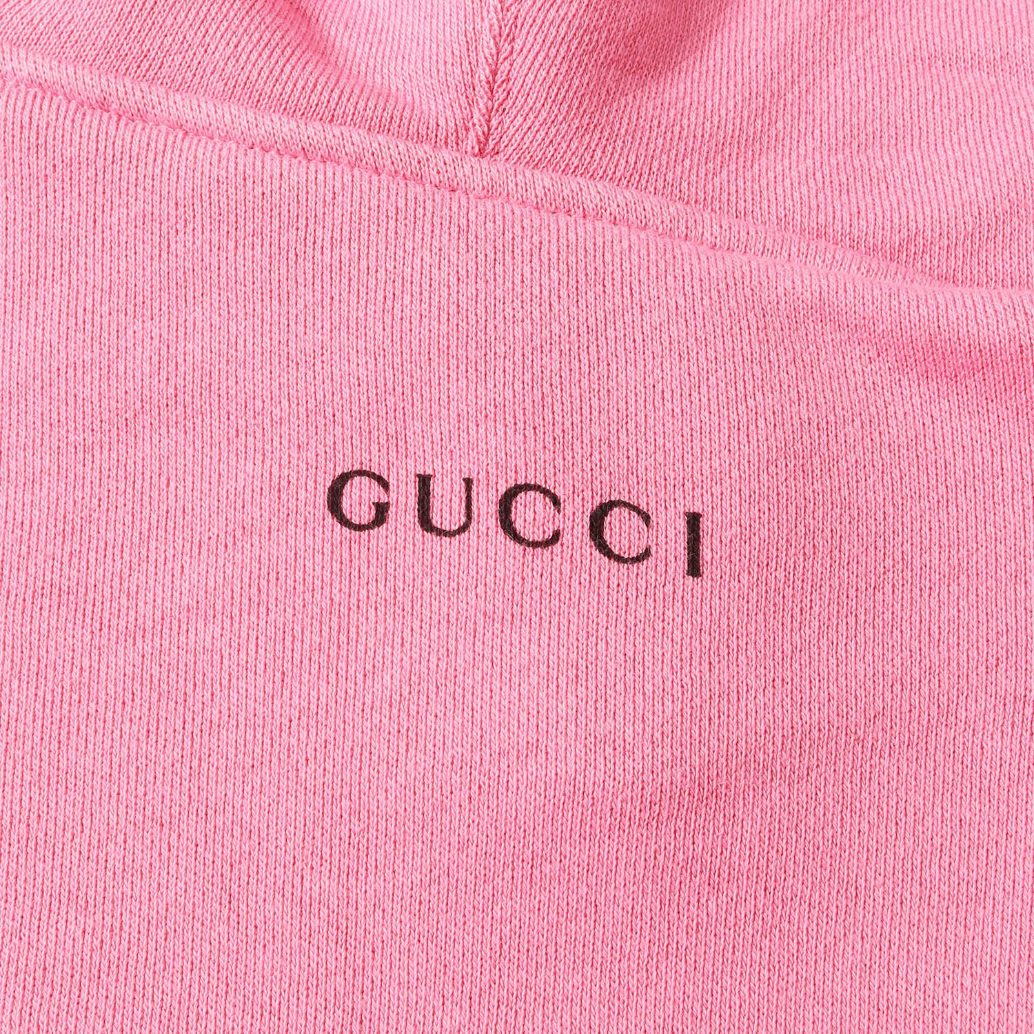GUCCI グッチ パーカー ピンク サイズ:S | スパンコール GGアップル 