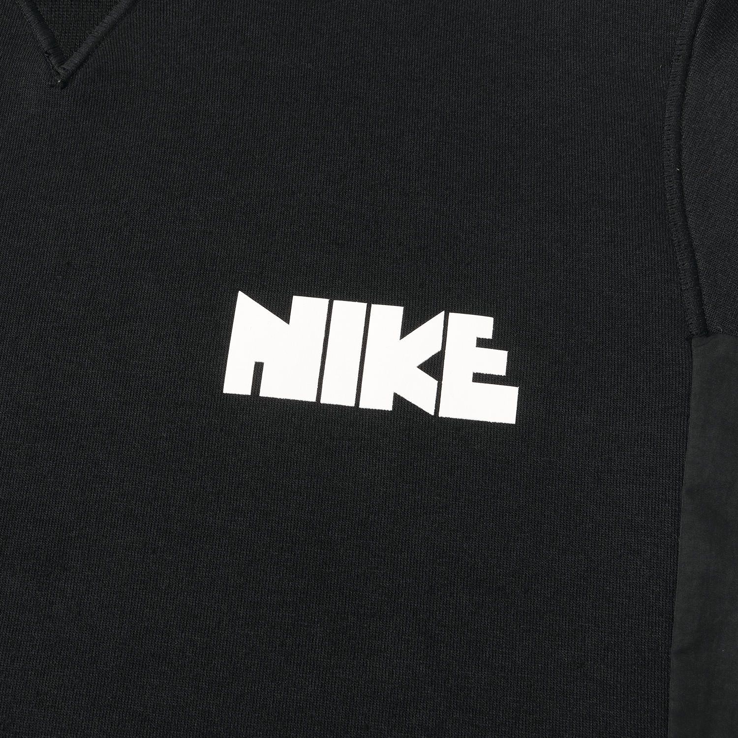 Sacai サカイ パーカー ブラック 黒 サイズ:L | NIKE 再構築 