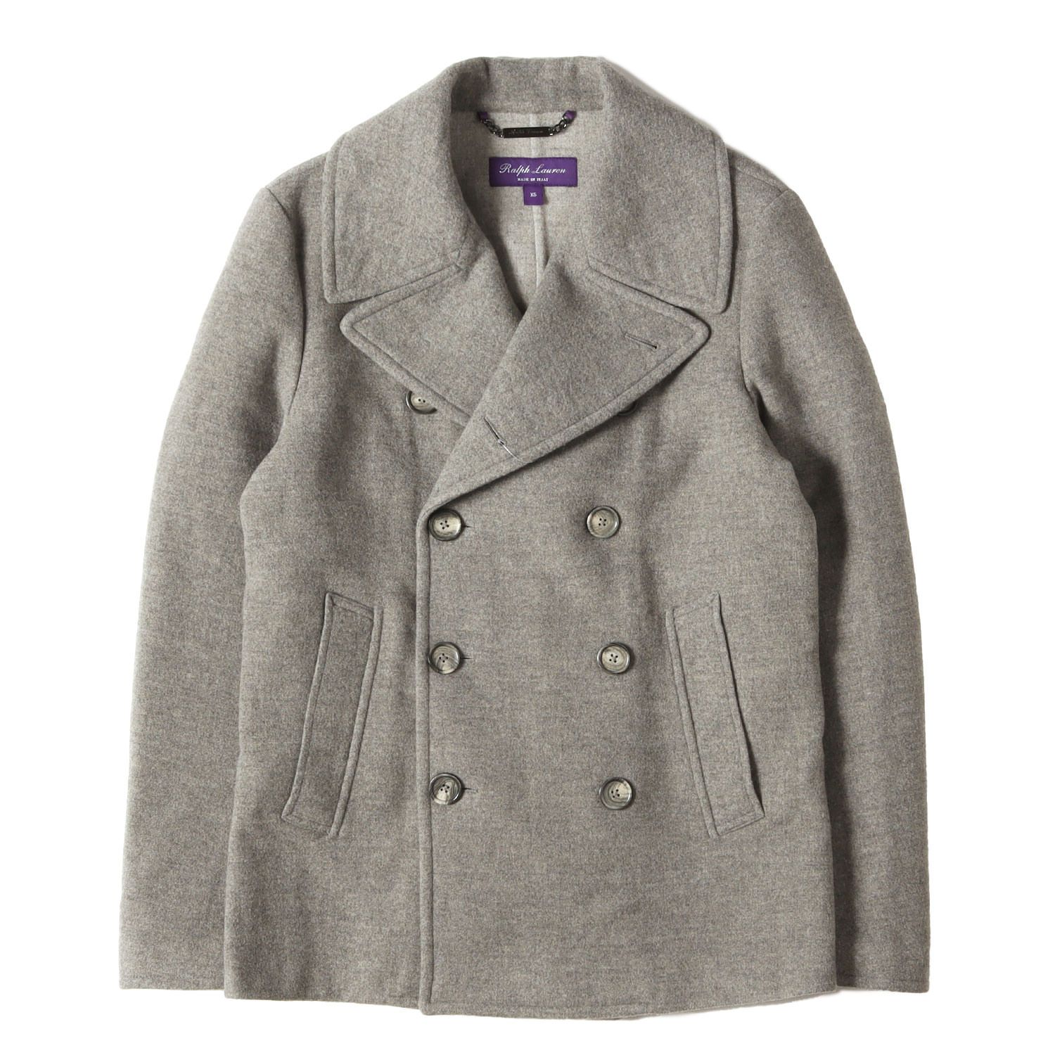 ラルフローレン　パープルレベル　ウールコートメンズ　40S RALPH LAUREN ラルフローレン コート グレー サイズ:XS | イタリア製