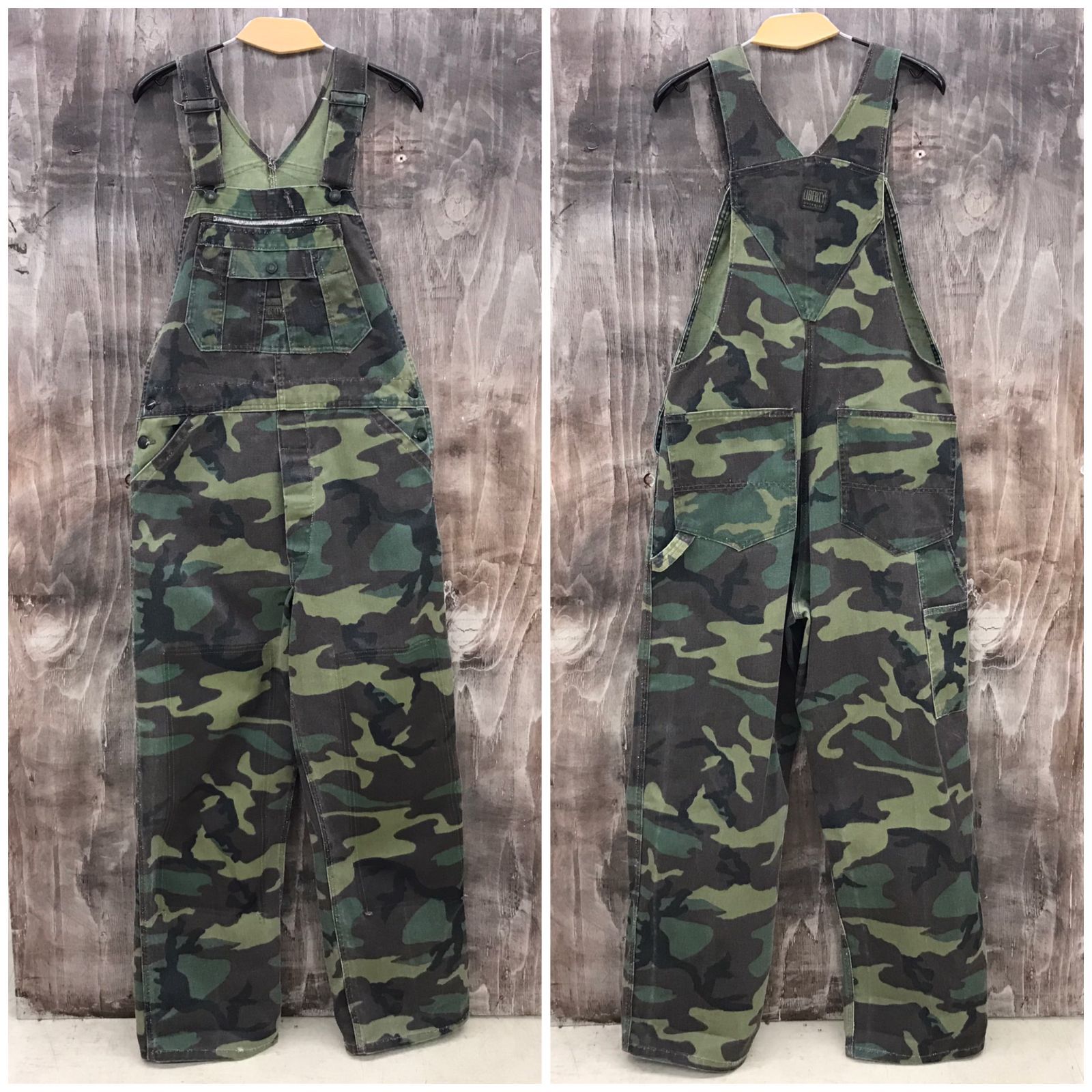 ダメージあり】LIBERTY リバティヴィンテージ オーバーオール