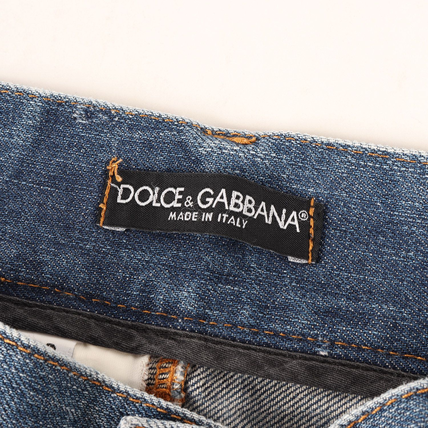 DOLCE&GABBANA ドルチェ&ガッバーナ パンツ インディゴ サイズ:52 