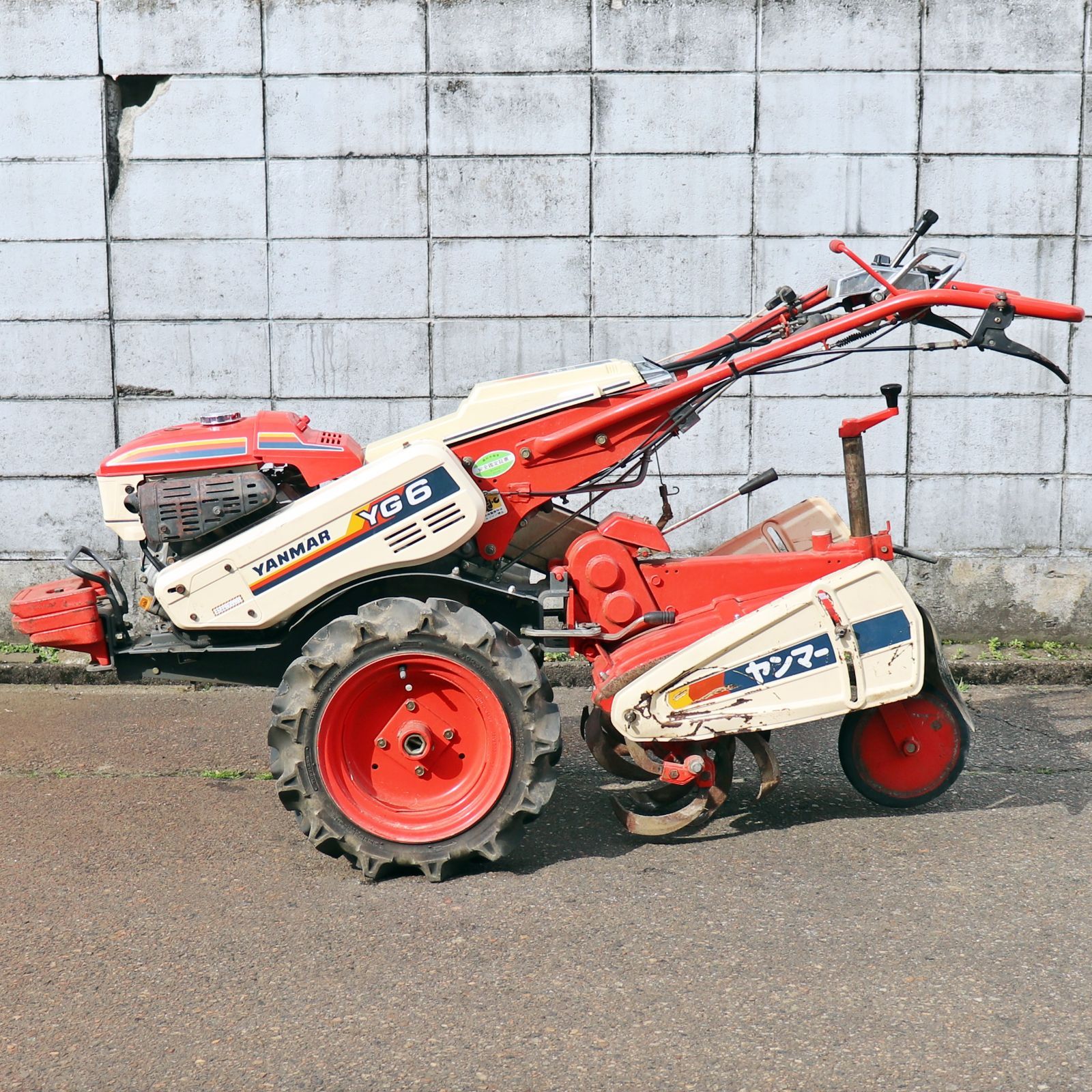 新潟発 ヤンマー 耕運機 YG6 中古 美品 5.8馬力 リコイル ガソリン