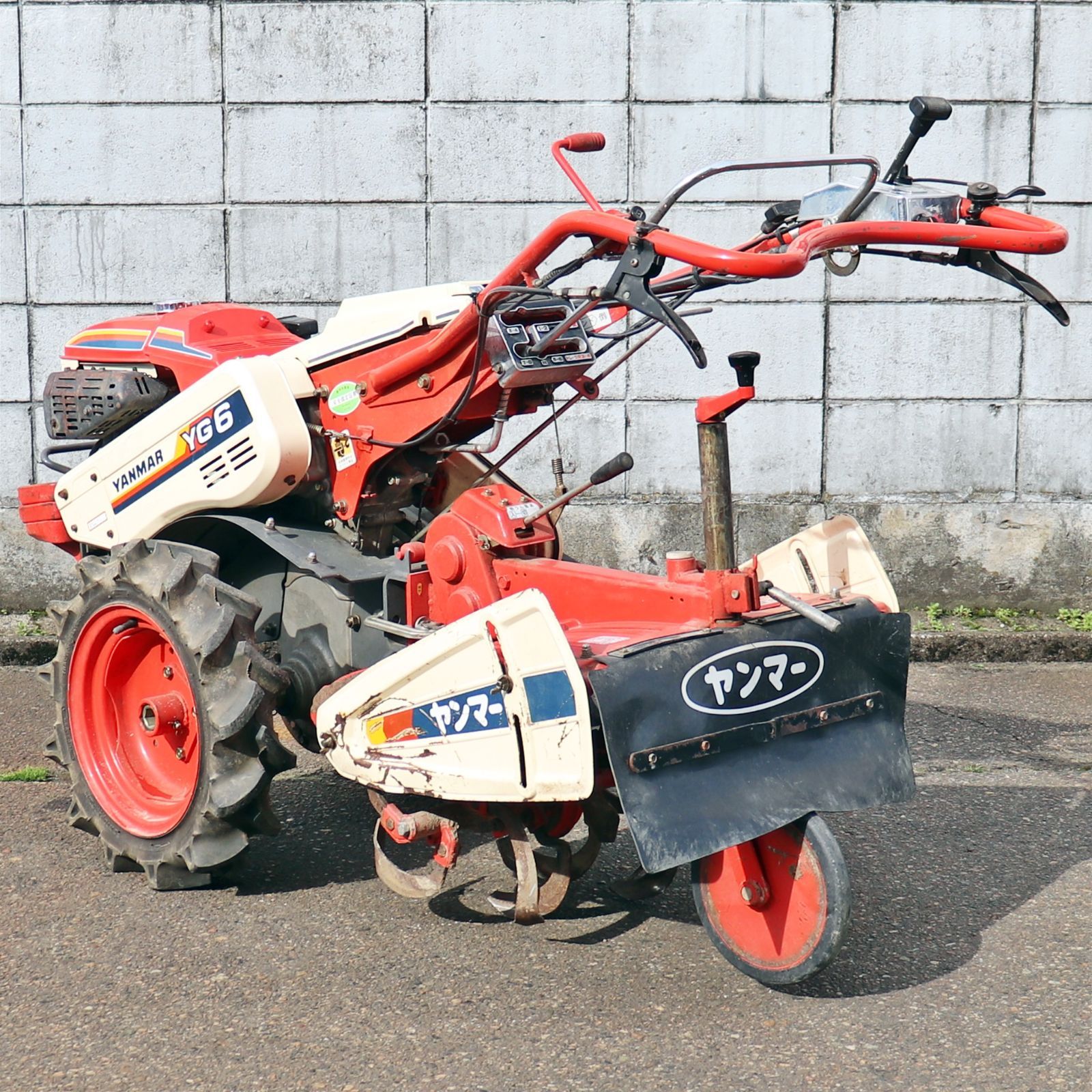 新潟発 ヤンマー 耕運機 YG6 中古 美品 5.8馬力 リコイル ガソリン 