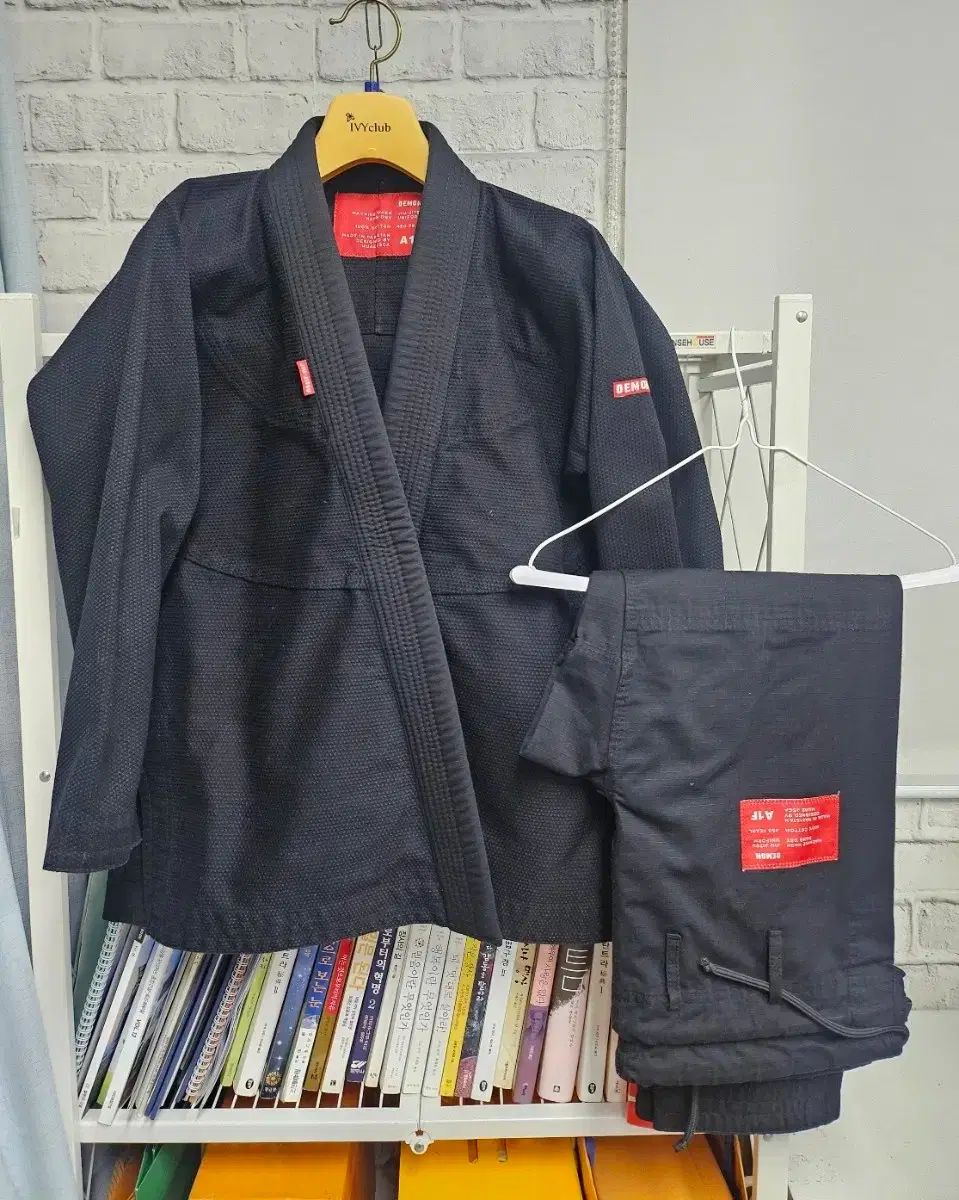 デモン DEMON 柔術 Jiu-Jitsu 柔道着 ブラック A1Fサイズ MJ73