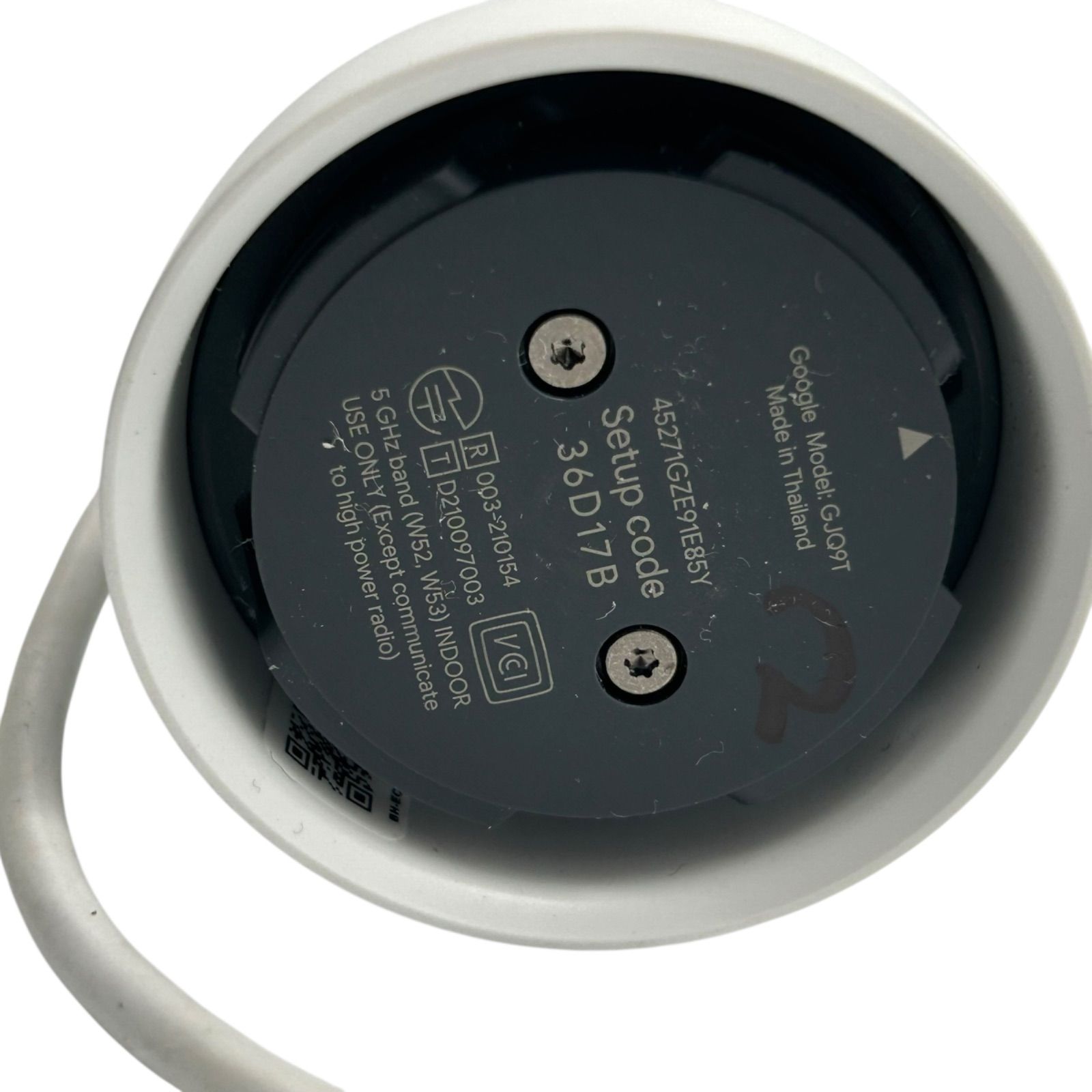Google Nest Cam 第2世代 屋内用/ 電源アダプター式 新品 Google Nest