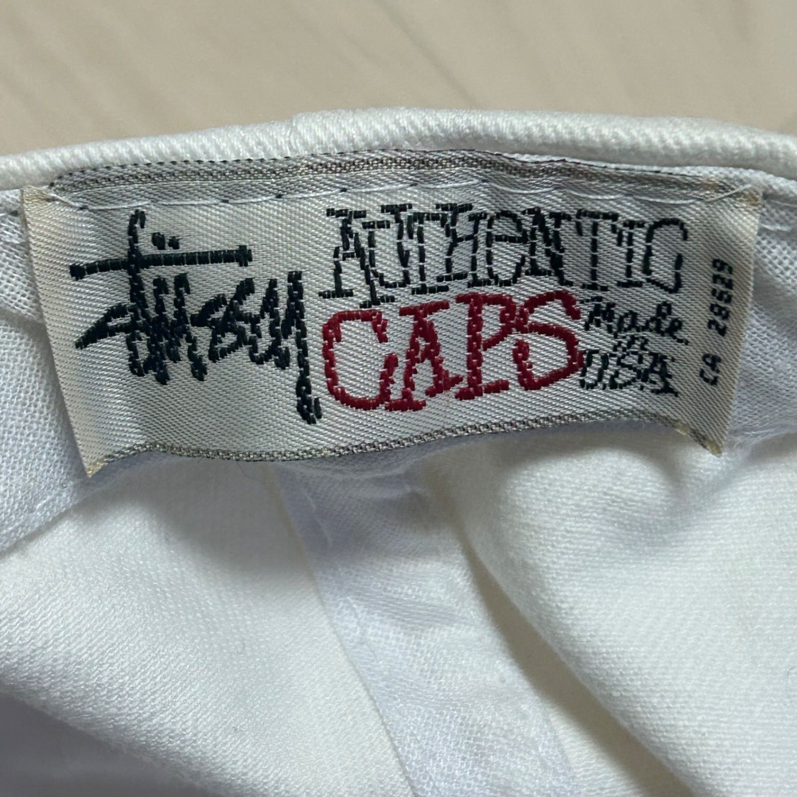 90s old stussy オールドステューシー キャップ スター刺繍 usa製 白