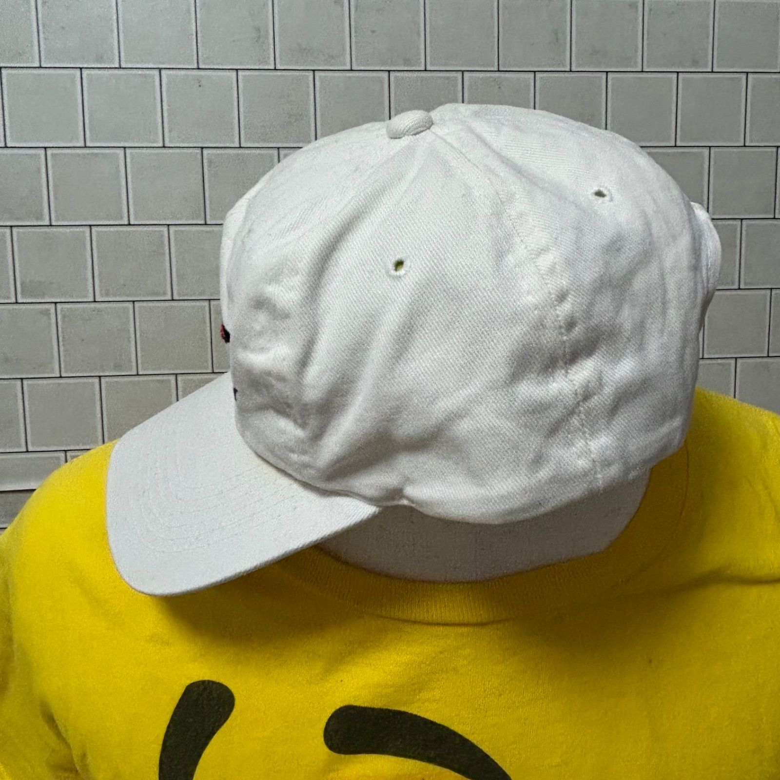 90s old stussy オールドステューシー キャップ スター刺繍 usa製 白