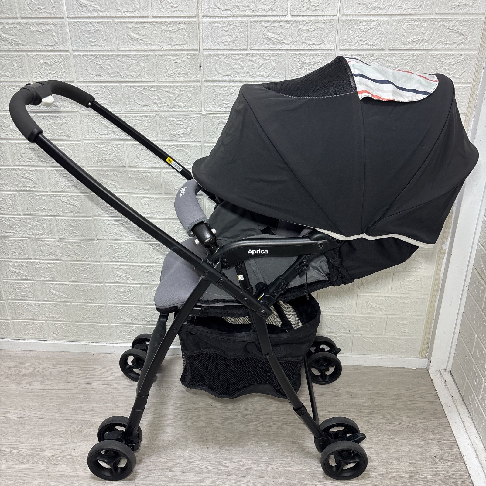 手洗い＆メンテナンス済】美品 アップリカ カルーンエアー グレー 正規