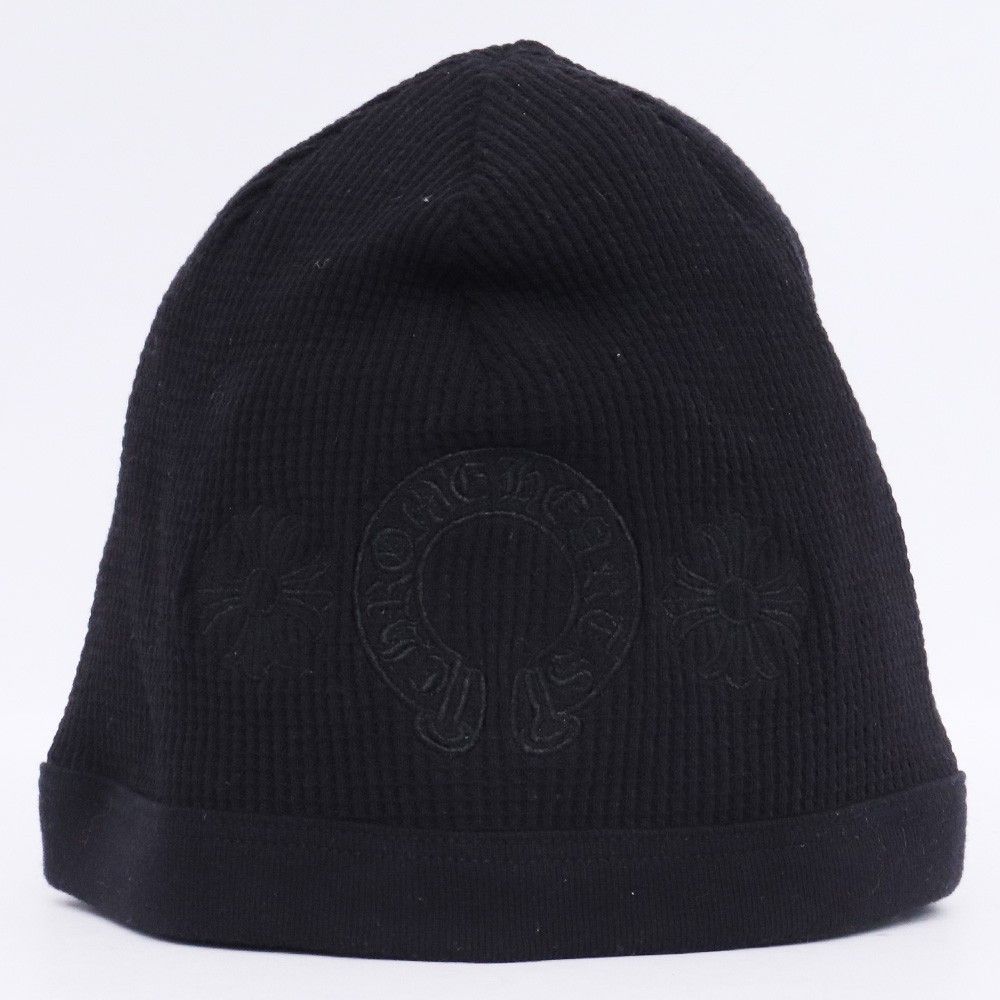 未使用 CHROME HEARTS ホースシューサーマルビーニー ブラック