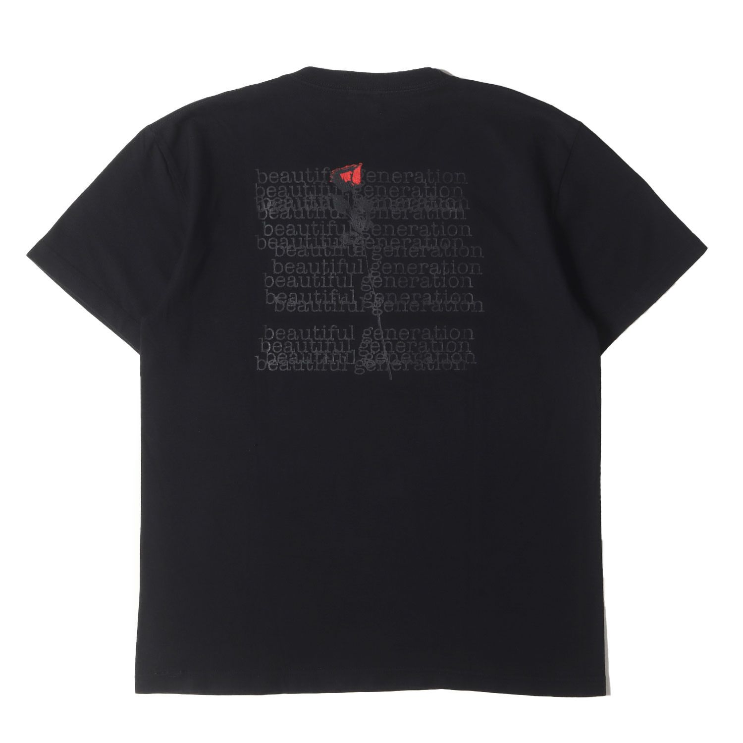 NUMBER (N)INE ナンバーナイン Tシャツ サイズ:L / ハート&ローズ 