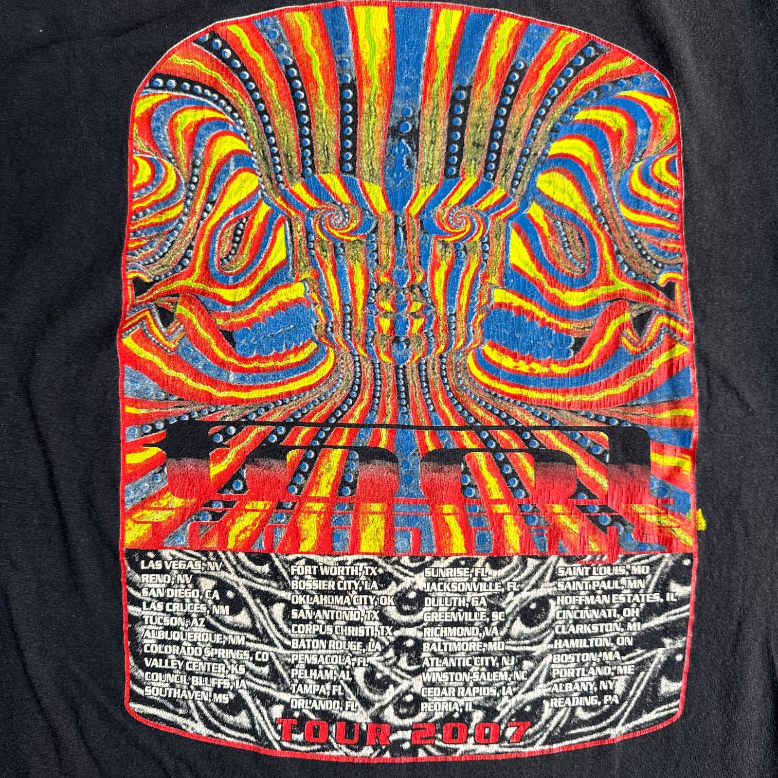 00s TOOL 10,000 Days Tour 2007 Tシャツ Lサイズ トゥール