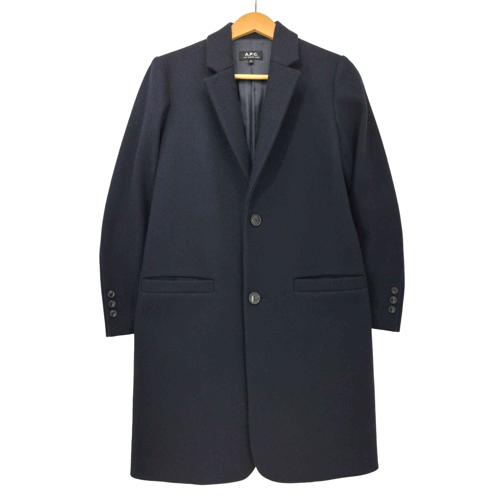 アーペーセー A.P.C. ウールメルトン チェスターコート レディース FR 