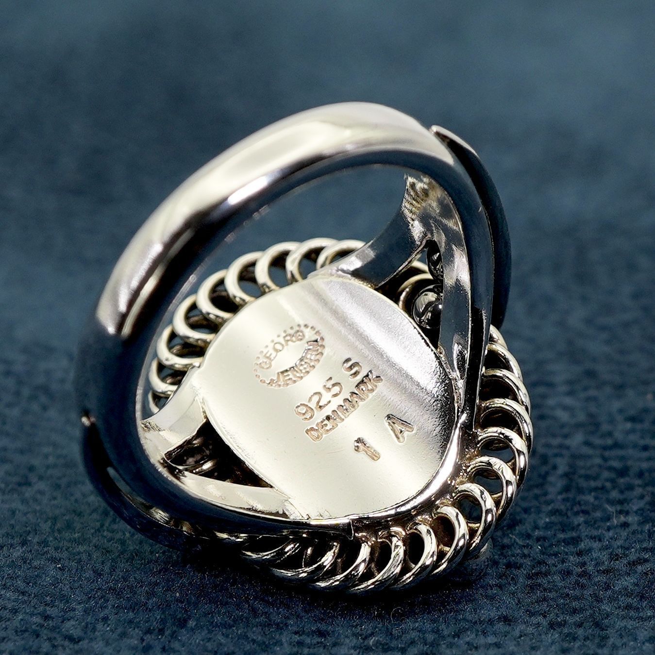 Georg Jensen ムーンストーン リング 925S デンマーク
