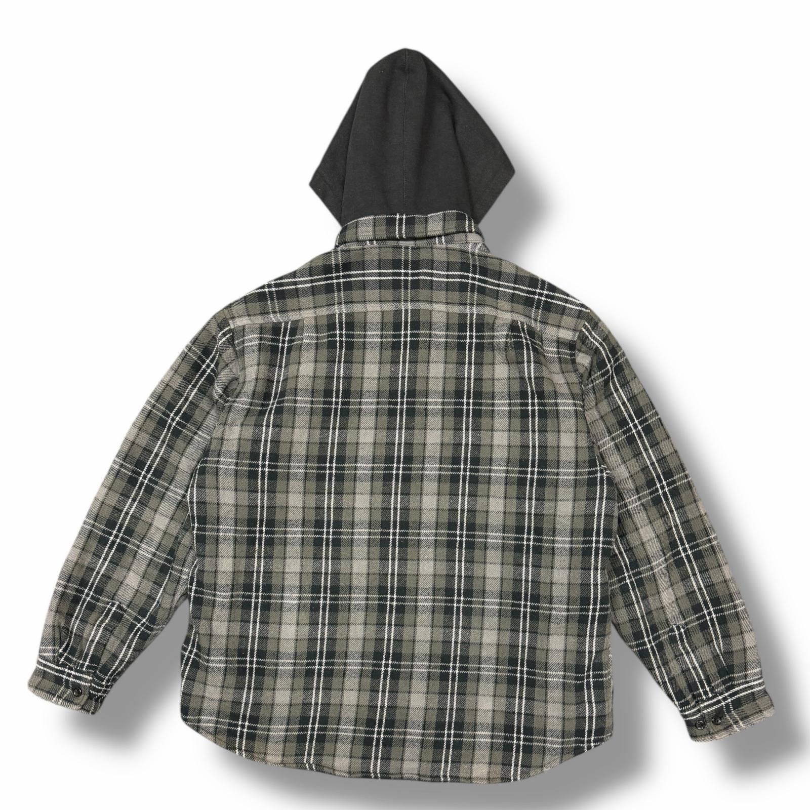 国内正規 Supreme 23AW Tartan Flannel Hooded Shirt タータン 
