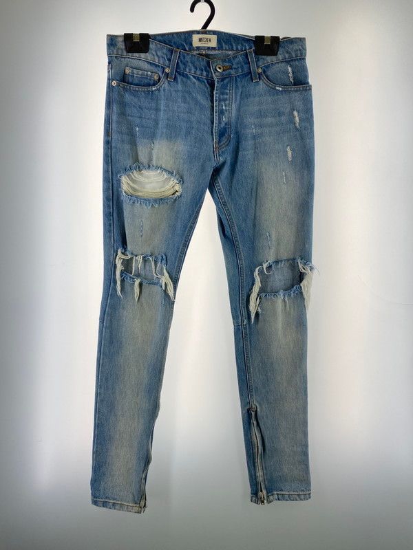 【にしむ】mintcrew ミントクルー ROCKSTAR Denim 現状渡し品】 MINTCREW ミントクルー ROCKSTAR SKINNY DENIM PANTS