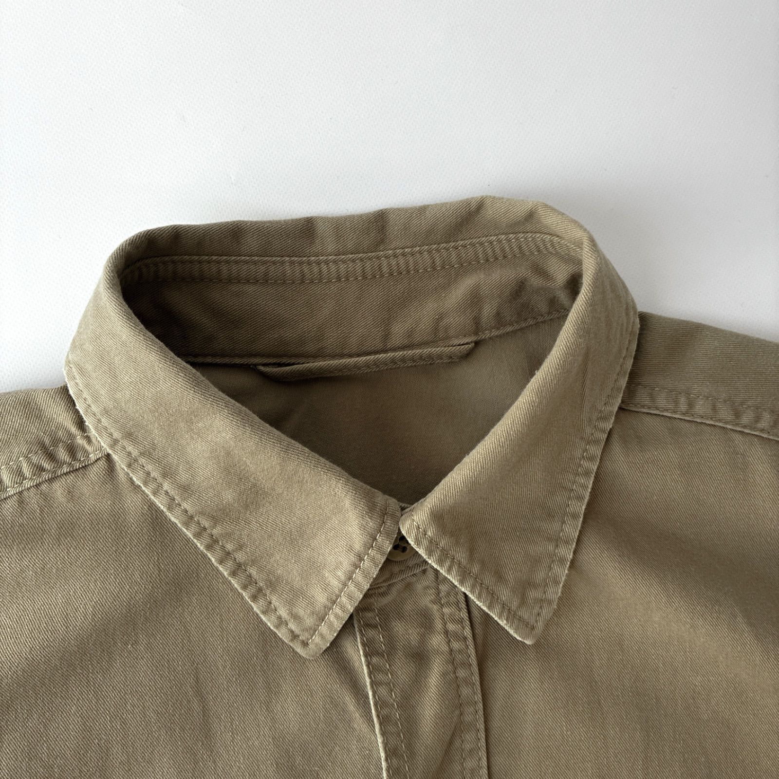Plage プラージュ Utility シャツ / ベージュ コットン 100% 日本製 