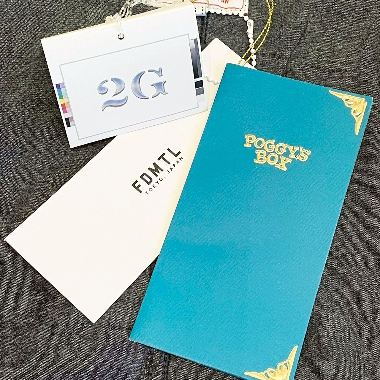 新品タグ付き FDMTL × POGGY WORKS デニムジャケット パッチワーク 
