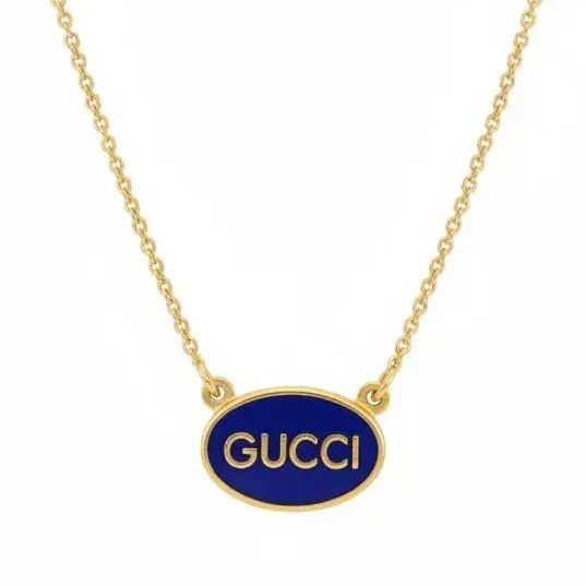 GUCCI グッチ ロゴ ペンダント ネックレス オールド ヴィンテージ 