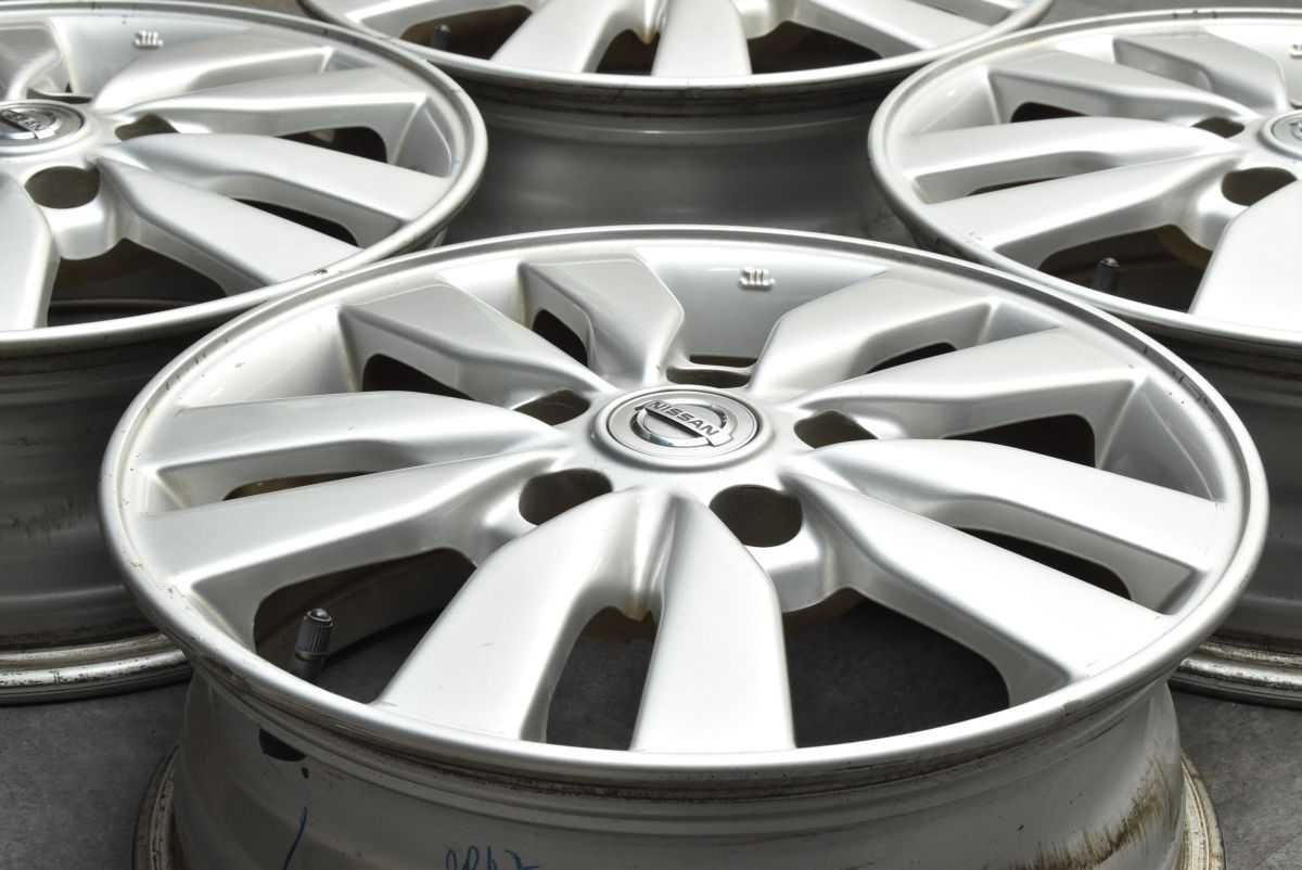 交換用に】ニッサン C26 セレナ 純正 15in 5.5J +45 PCD114.3 4本 