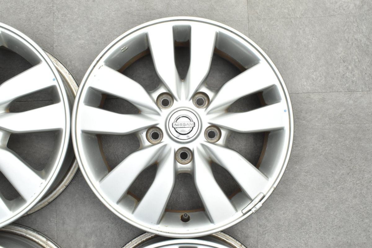 交換用に】ニッサン C26 セレナ 純正 15in 5.5J +45 PCD114.3 4本 