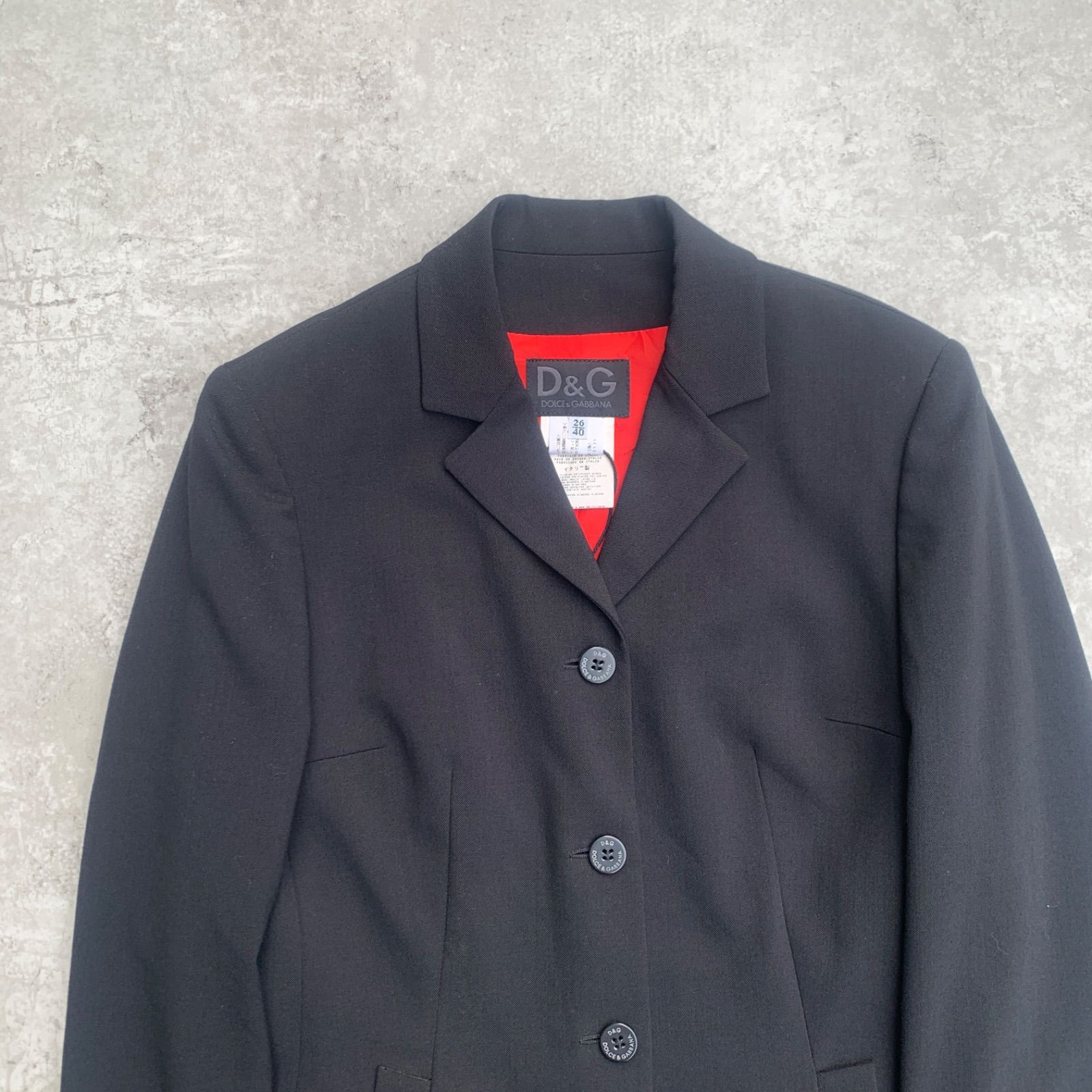 DOLCE&GABBANA 4つボタンテーラードジャケット レディース DOLCE&GABBANA 4つボタンテーラードジャケット レディース