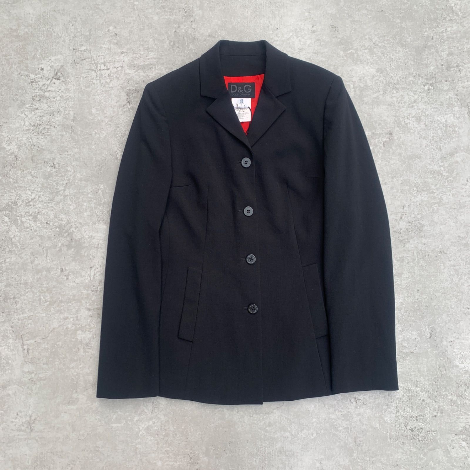 DOLCE&GABBANA 4つボタンテーラードジャケット レディース DOLCE&GABBANA 4つボタンテーラードジャケット レディース