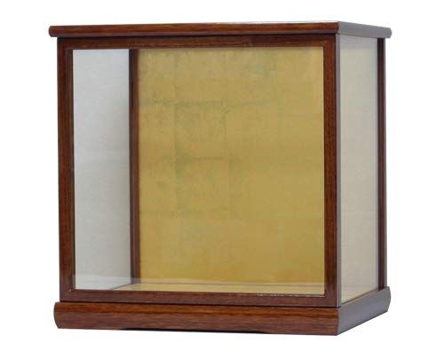 人形ケース 五月人形ケース 幅 間口29.5cm 奥行24cm 高さ30cm ガラス寸法 ガラスケース 木製 戸付タイプ 博多人形用 わらべ人形用 五月人形 ケヤキ塗 e 8094bbff