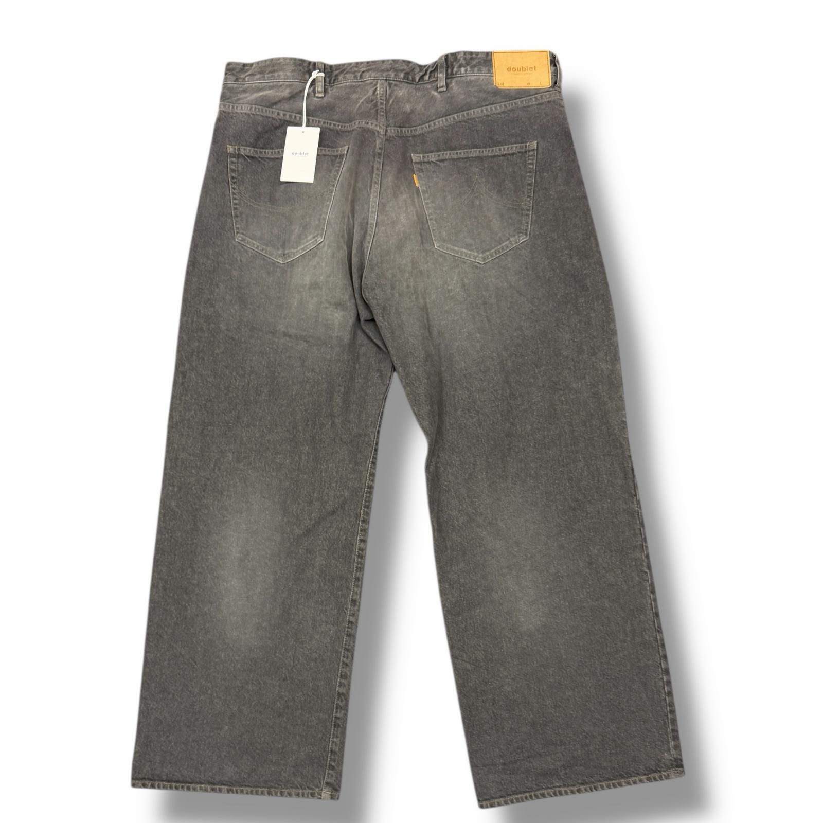 参考上代72600円 doublet FLOATING WAIST DENIM PANTS フローティング 