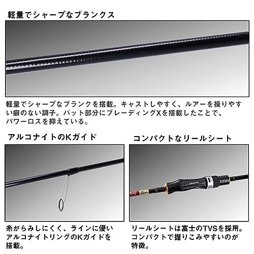 ダイワ(DAIWA) アジング/メバリングロッド AJI_MEBARU X 各種 (2023年