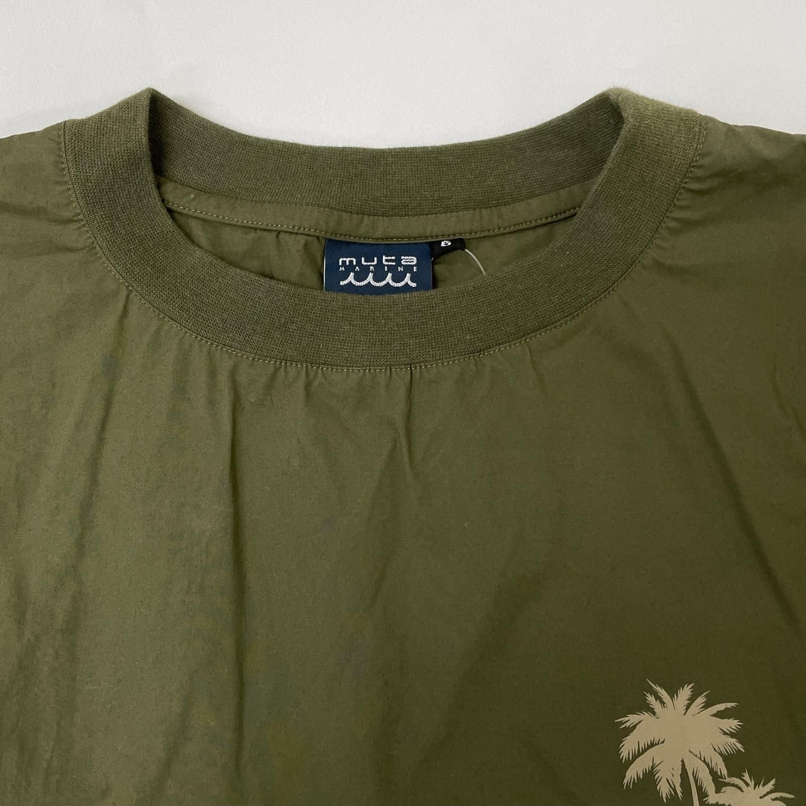 中古 メンズ ムータマリン muta MARINE 長袖シャツ 5(M) カーキ クルー 