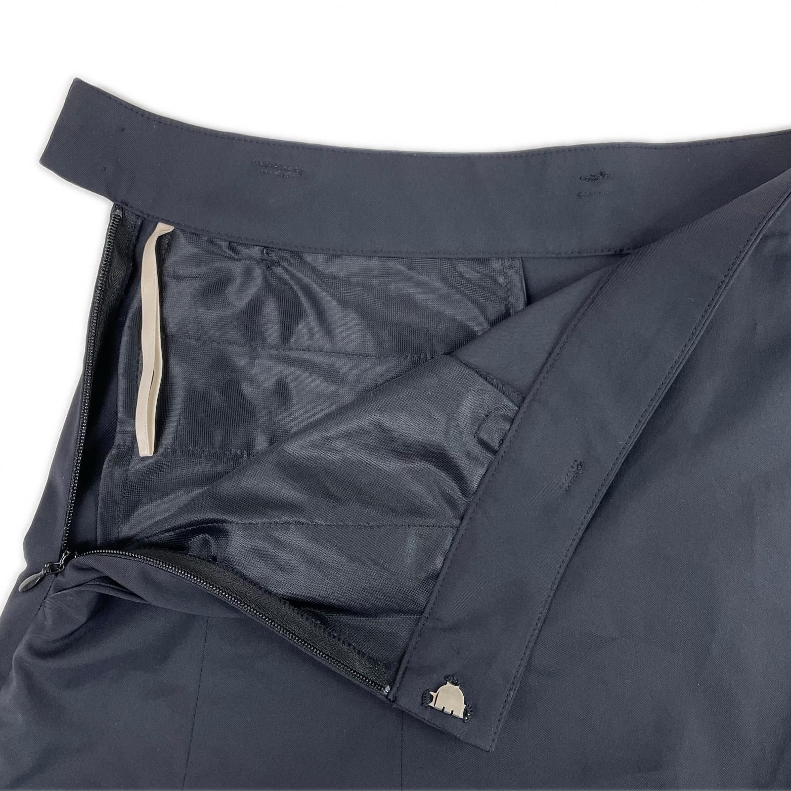 LANVIN - coco 中古 ランバンスポール LANVIN SPORT レディース スカート 40(M) 黒 ブラック シンプル プリーツ 中古 レディース ランバンスポール LANVIN SPORT スカート M 黒