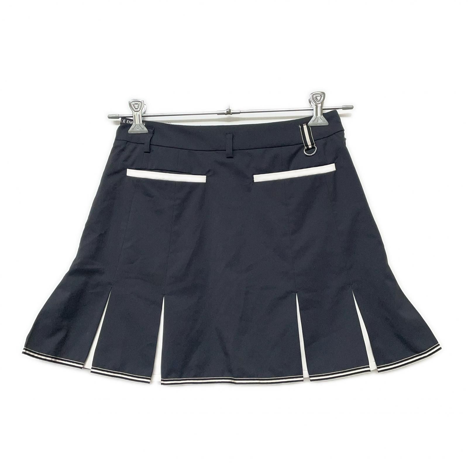 中古 レディース ランバンスポール LANVIN SPORT スカート M 黒