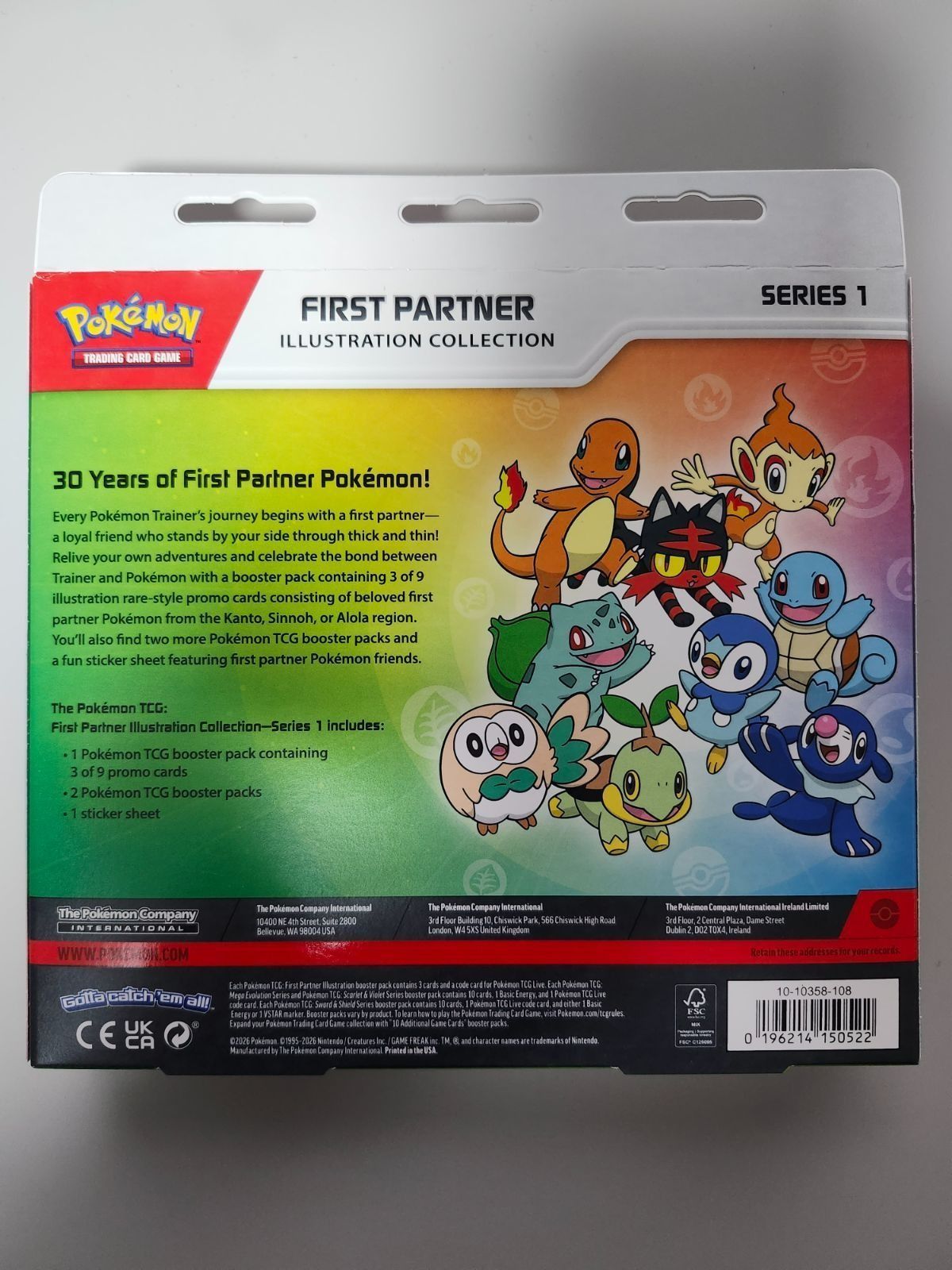 即日発送] [英語版] 海外限定 Pokemon First Partner Illustration