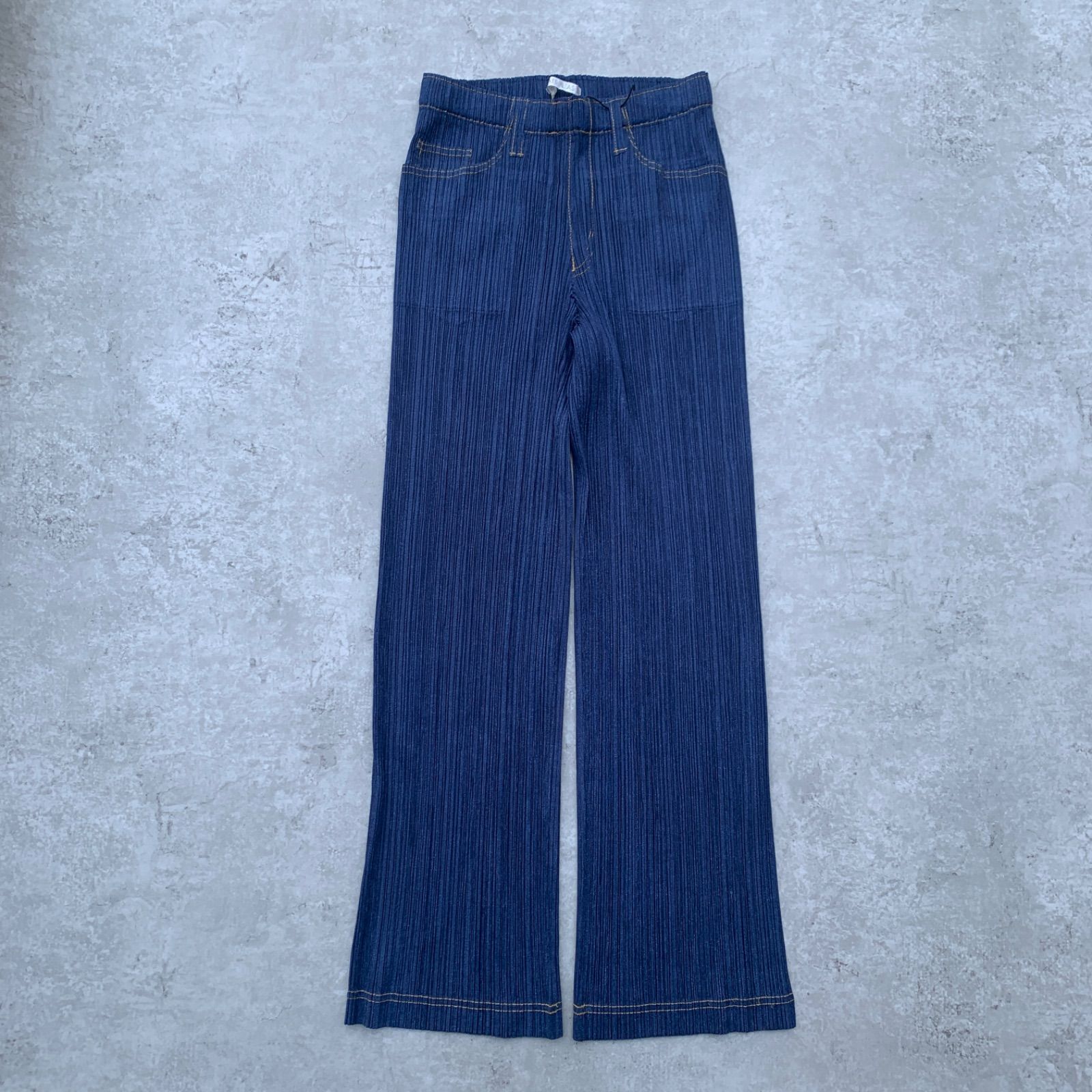 PLEATS PLEASE ISSEY MIYAKE プリーツプリーズ デニムライクプリーツ