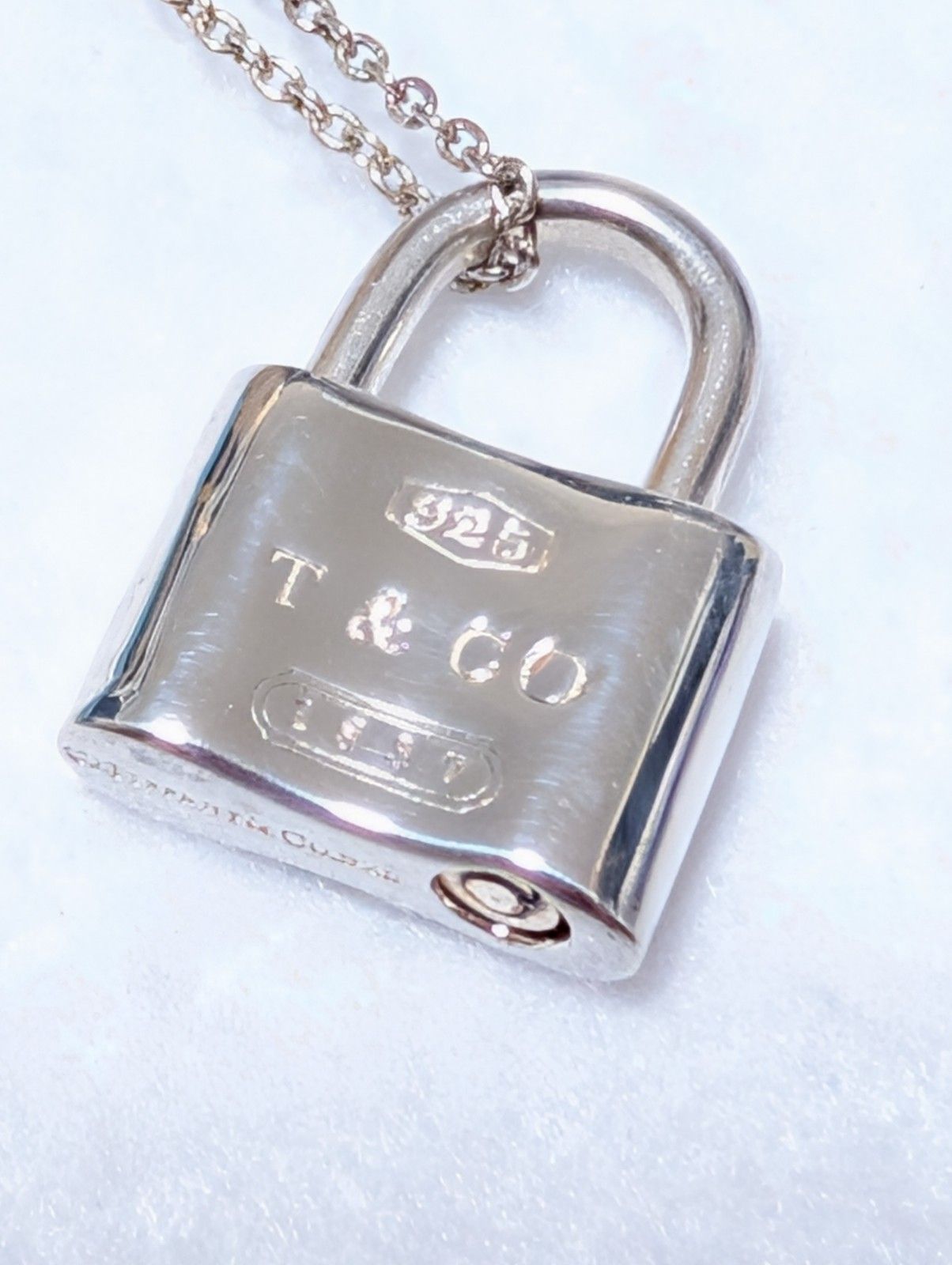 美品 TIFFANY & CO. 1837 ティファニー カデナ パドロック 南京錠