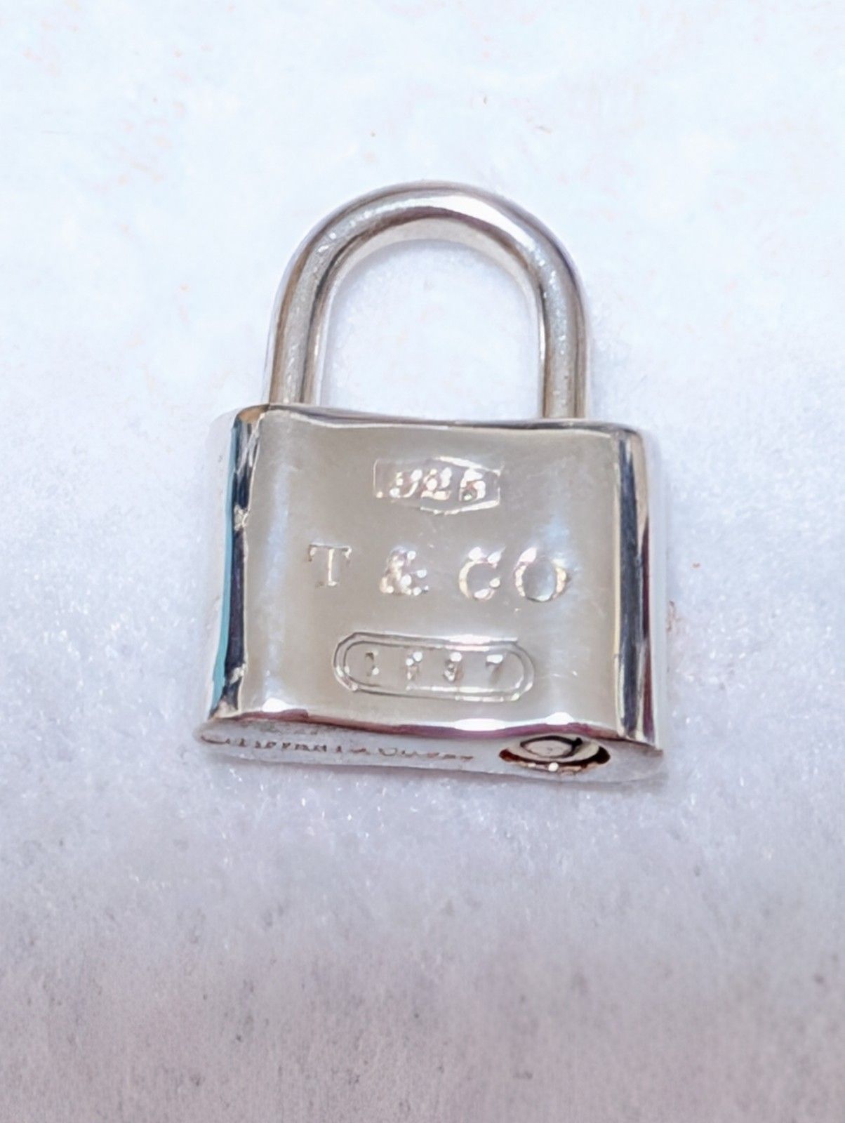 美品 TIFFANY & CO. 1837 ティファニー カデナ パドロック 南京錠