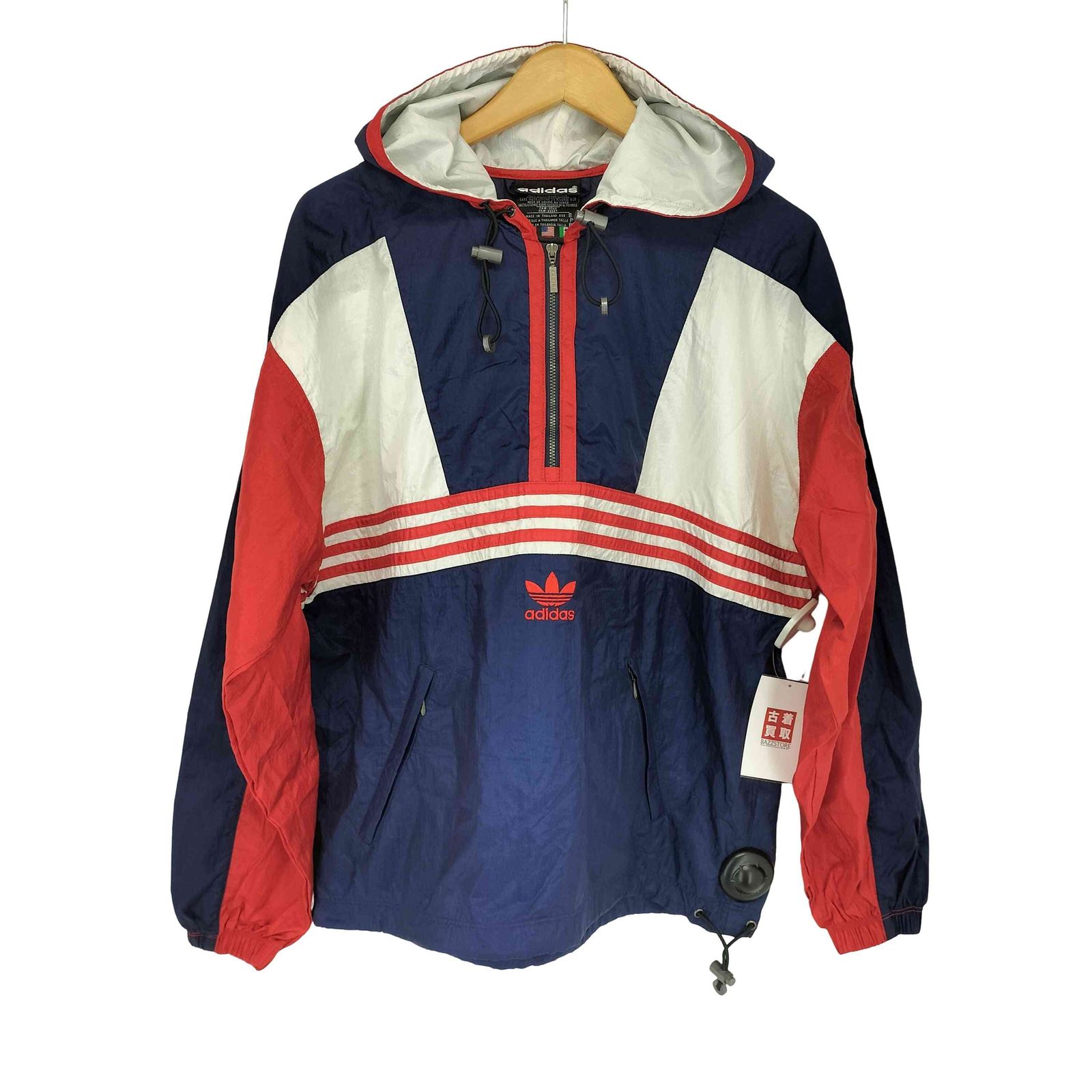 アディダス adidas 80-90s ADSウォームシャツ02 フード付き ナイロン 