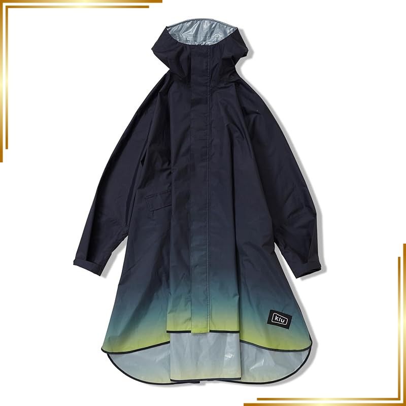 【新品】 KiU【2024】キウ ニュースタンダード レインポンチョ RAIN PONCHO 豪雨対応 雨対策 自転車 大雨 台風 梅雨 レインコート ポンチョ 雨具 雨ガッパ 雨合羽 はっ水 撥水 防水 袖付き 収納袋 ポケット アウトドア フェス かわ 0