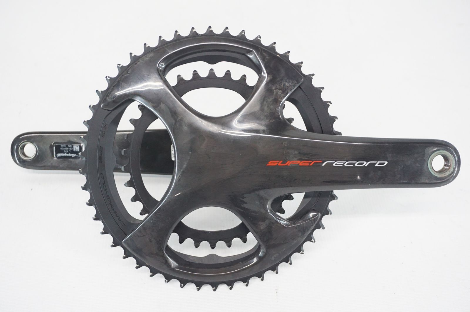 新品未使用 カンパニョーロ レコード クランク 12速 170mm 50-34 CAMPAGNOLO 「カンパニョーロ」 SUPER RECORD 12速 50-34T 170mm
