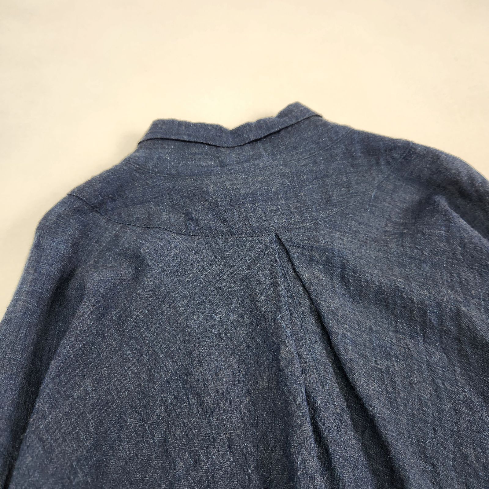 美品 Plantation 長袖ブラウス プランテーション 希少シルエット 綿 